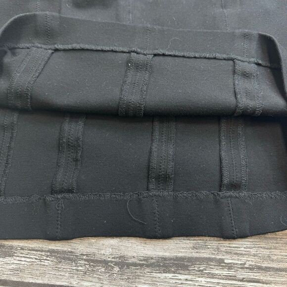 Ann Taylor Black Pencil Skirt Size 8 Career Office Classic Midi - Picture 7 of 11